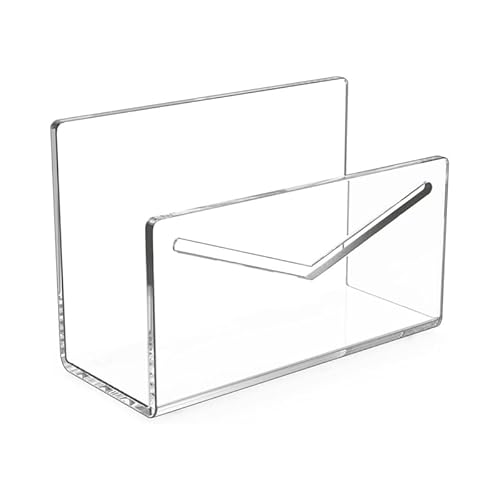 Asyduey Mailablage Mail-Organizer Acryl-Postsortierset Zur Aufbewahrung Von Post auf Dem Schreibtisch Briefumschlag-Halter Brief-Organizer-Set für Büro und Schule von Asyduey