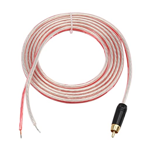 Asyduey Reparatur Lautsprecher Bare Kabel Kabel 5Ft mit Cinch Stecker EIN Abisolierten Enden Asyduey Reparatur Lautsprecher Bare Kabel Kabel 5Ft mit Cinch Stecker EIN Abisolierten Enden von Asyduey