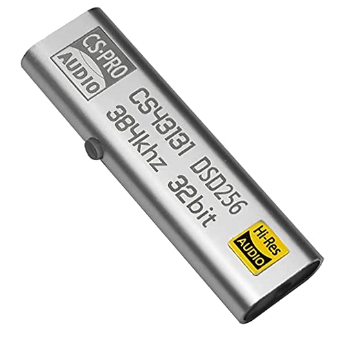 Asyduey TYP C auf 3,5 mm DSD256-Decoder für Android-Kopfhörer, Verstärker-Adapter, Tragbares USB-Logic-HiFi für Win10, PC-Ersatzzubehör Asyduey TYP C auf 3,5 mm DSD256-Decoder für Android-Kopfhörer, Verstärker-Adapter, Tragbares USB-Logic-HiFi für Win10, PC-Ersatzzubehör von Asyduey