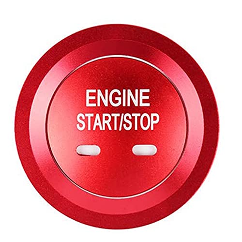 Asyduey ZüNden Knopf Aufkleber für Push Start Stop Aufkleber Kappen Abdeckungen von Asyduey