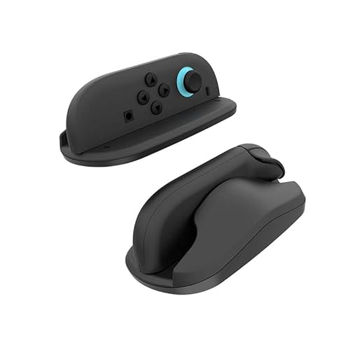 AtEaze 2er Pack Maus Griffe kompatibel mit Nintendo Switch 2 Joy Cons | Switch 2 Zubehör | Joy-Con Halterung als Maus, Schwarz AtEaze 2er Pack Maus Griffe kompatibel mit Nintendo Switch 2 Joy Cons | Switch 2 Zubehör | Joy-Con Halterung als Maus, Schwarz von AtEaze