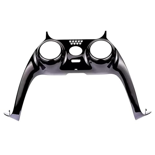 Zierleiste kompatibel mit Playstation 5 Controller | Mittelteil Faceplate Trim Glänzend | Custom Design | Ersatzteil (Schwarz) von AtEaze