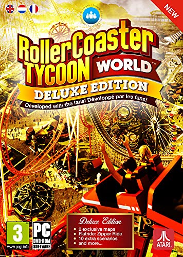 RollerCoaster Tycoon World Deluxe Edition : PC DVD ROM , ML von Atari