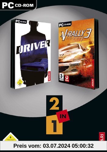 Twinpack: Driver + V - Rally 3 - [PC] von Atari