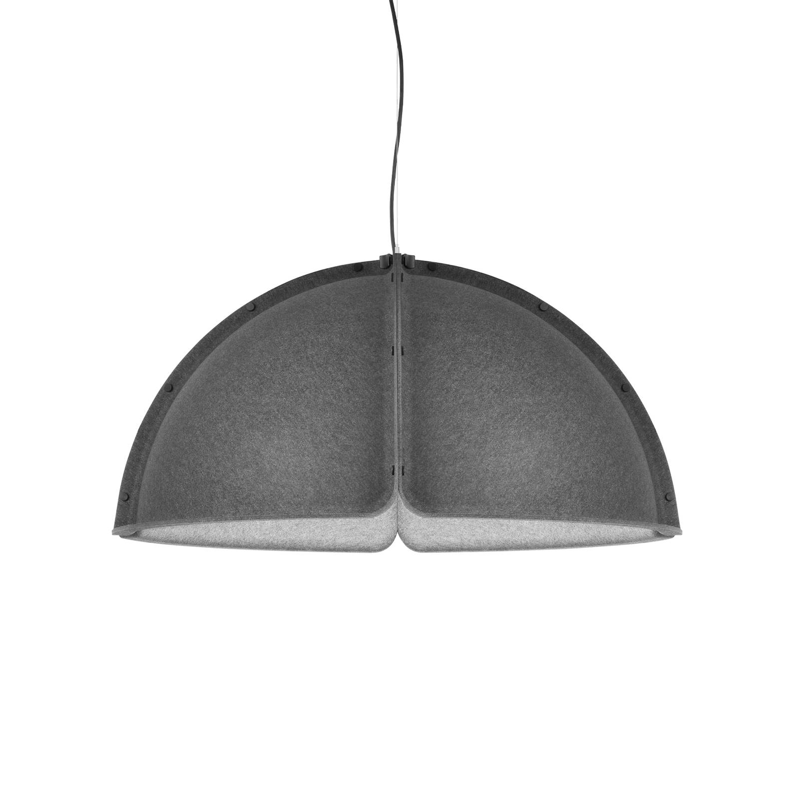 LED-Hängeleuchte Hood 1x23W Ø120cm dunkelgrau von Atelje Lyktan