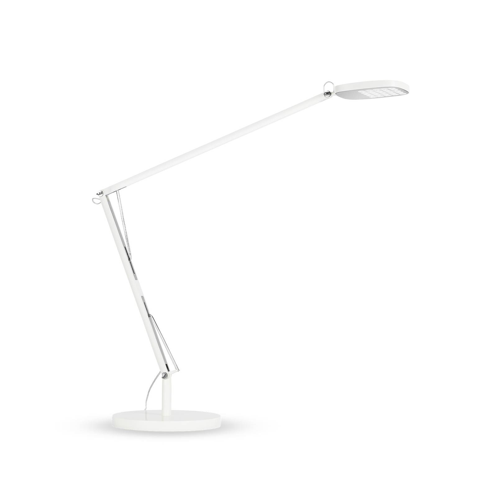 LED-Schreibtischlampe Birdie 930 Fuß rund, weiß von Atelje Lyktan