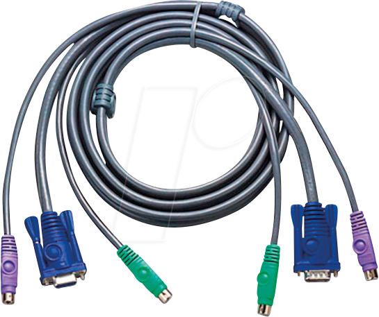 ATEN 2L-5003PC - KVM Kabel, VGA, PS/2, 3 m von Aten