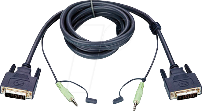 ATEN 2L-7D02V - KVM Kabel, DVI, Audio, 1,8 m von Aten