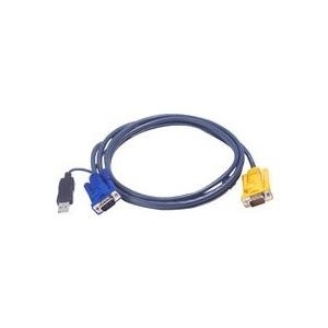 ATEN 2L5203UP - Video- / USB-Kabel - HD-15 (M) - USB Typ A, 4-polig, HD-15 (M) - 3 m (2L-5203UP) von Aten