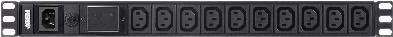 ATEN Basic PDU Series PE0118SG - Stromverteilungseinheit (Rack - einbaufähig) - Wechselstrom 100-240 V - 2400 VA - Eingabe, Eingang IEC 60320 C14 - Ausgangsanschlüsse: 18 (18 x IEC 60320 C13) - 1U - 3.05 m von Aten