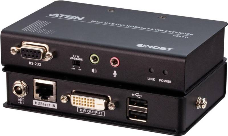 ATEN CE 611 - KVM-/Audio-/USB-/serieller Extender - HDBaseT - USB - bis zu 100 m von Aten