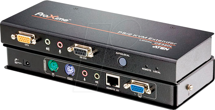 ATEN CE350 - KVM Extender Set, VGA, Audio, PS/2, RS-232, 150 m von Aten