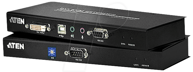 ATEN CE600 - Verlängerung CAT> DVI/USB/Ton/RS-232 (60 m) von Aten