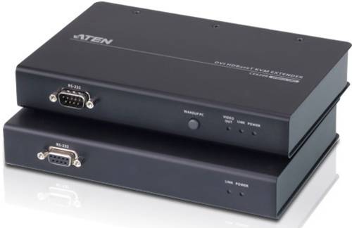 ATEN CE620-AT-G DVI, USB, RS232, Audio-Line-out, Mikrofon-Buchse Extender (Verlängerung) über Netz von Aten