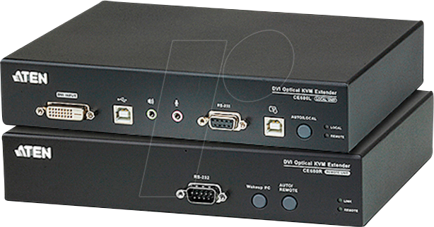 ATEN CE680 - KVM Extender Set, DVI, Audio, USB, RS-232, 600 m von Aten