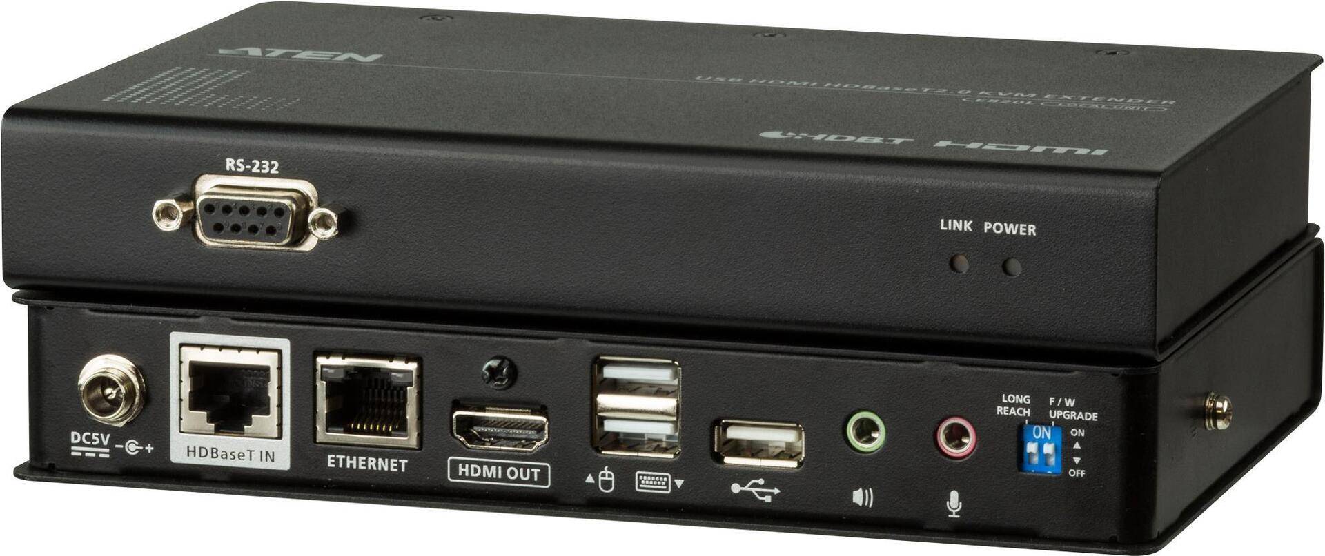 ATEN CE820L-ATA-G - Kabelgebunden - 100 m - 4096 x 2160 Pixel - 30 Hz - 4096 x 2160 3840 x 2160 - Schwarz (CE820L-ATA-G) von Aten