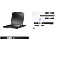 ATEN CL3000N - KVM-Konsole - PS/2, USB - 48.3 cm ( 48,30cm (19) ) - Rack - einbaufähig - 1280 x 1024 - VGA - 1U (CL3000) von Aten