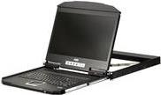 ATEN CL3100NX - KVM-Konsole - PS/2, USB - 47cm (18.5) - Rack - einbaufähig - 1366 x 768 - 250 cd/m² - 1000:1 - 5 ms - VGA - 1U (CL3100NX) von Aten