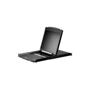 ATEN CL5808N - KVM-Konsole mit KVM-Switch - 8 Anschlüsse - PS/2, USB - 48,3 cm (19) - Rack - einbaufähig - 1280 x 1024 - 1U (CL5808N-AT-XG- D) von Aten