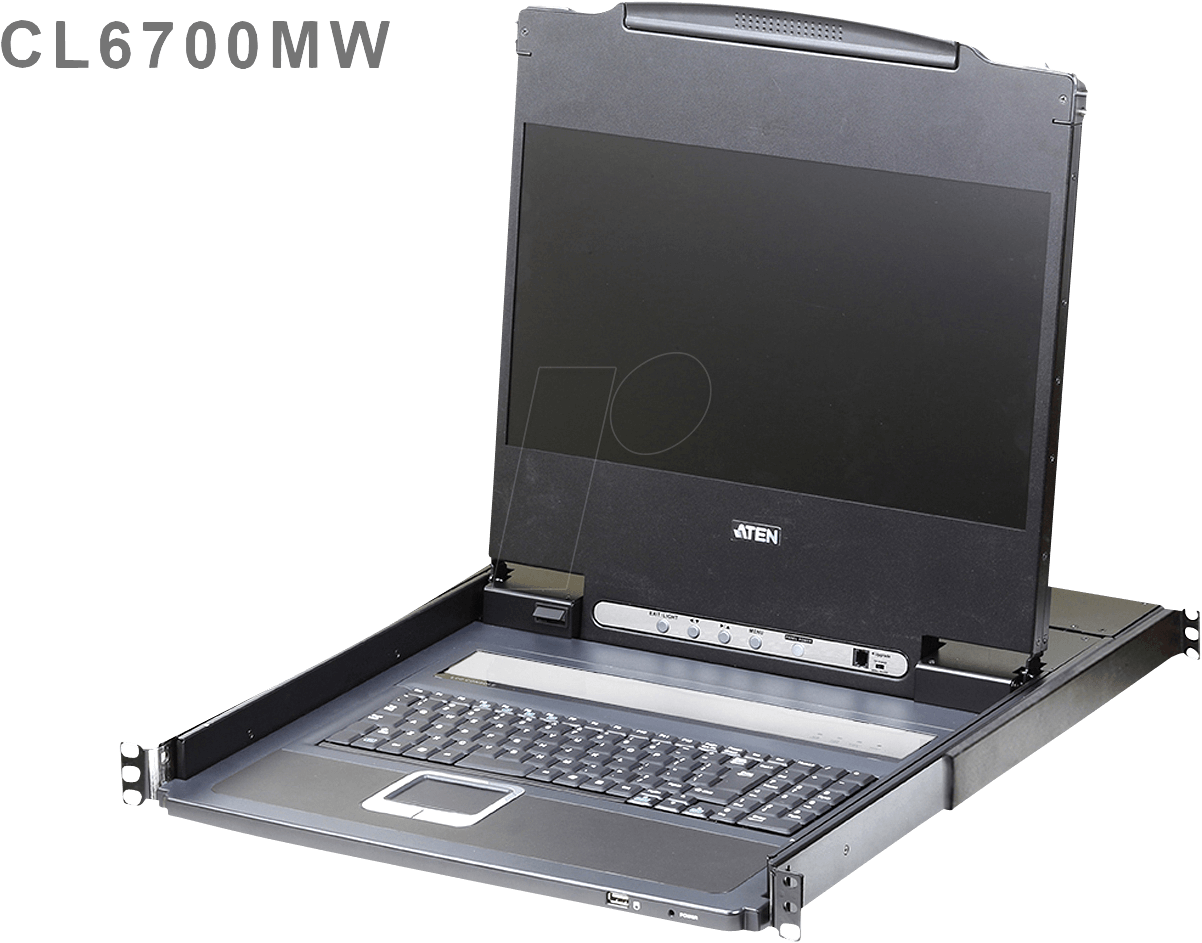 ATEN CL6700MW - 17 Zoll KVM Konsole mit Tastatur von Aten