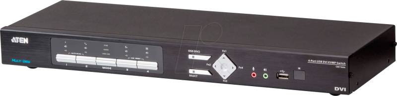 ATEN CM1164A - 4-Port KVM Switch, DVI, USB, Audio von Aten