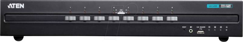 ATEN CS1148D - 8-Port Sicherheits KVM Switch, DVI, USB, PS/2, Audio von Aten