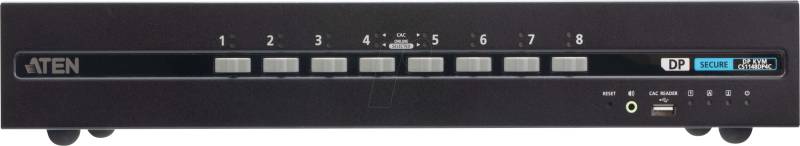 ATEN CS1148DP4C - 8-Port Secure KVM Switch, CAC, DisplayPort von Aten