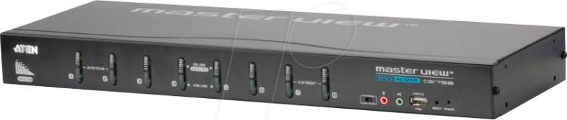 ATEN CS1768 - KVM Switch DVI, USB, Audio, 8 Ports von Aten