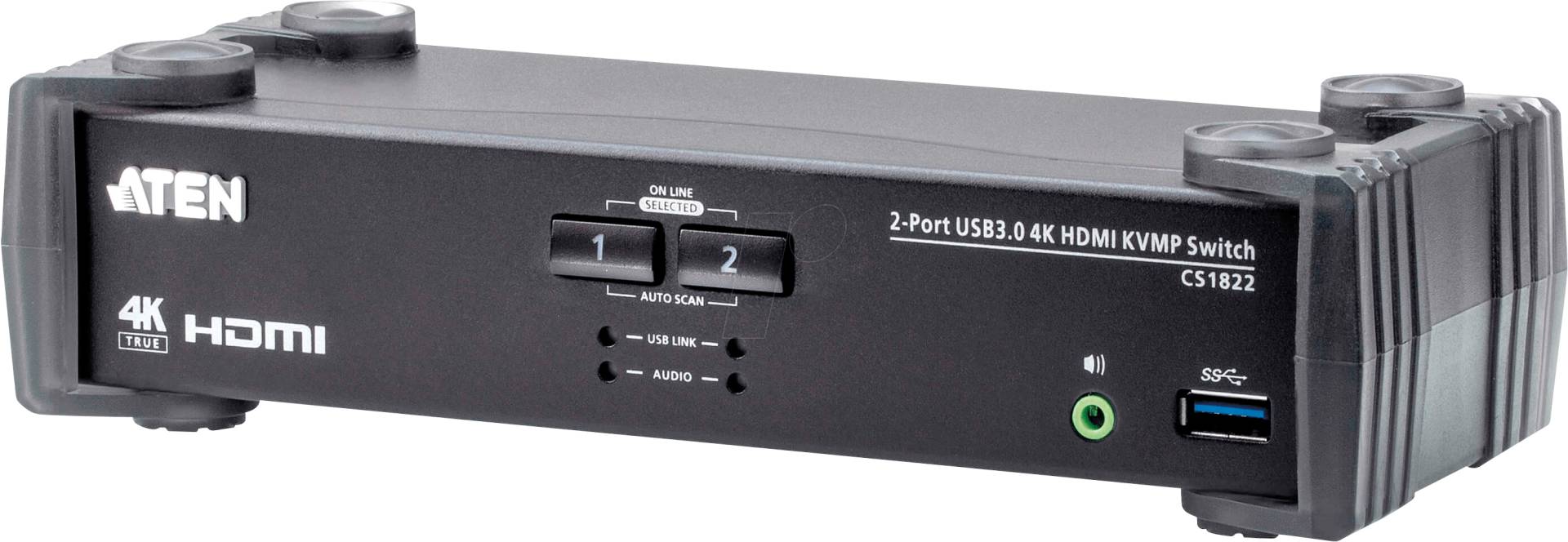 ATEN CS1822 - 2-Port KVM Switch, USB, HDMI, Audio von Aten