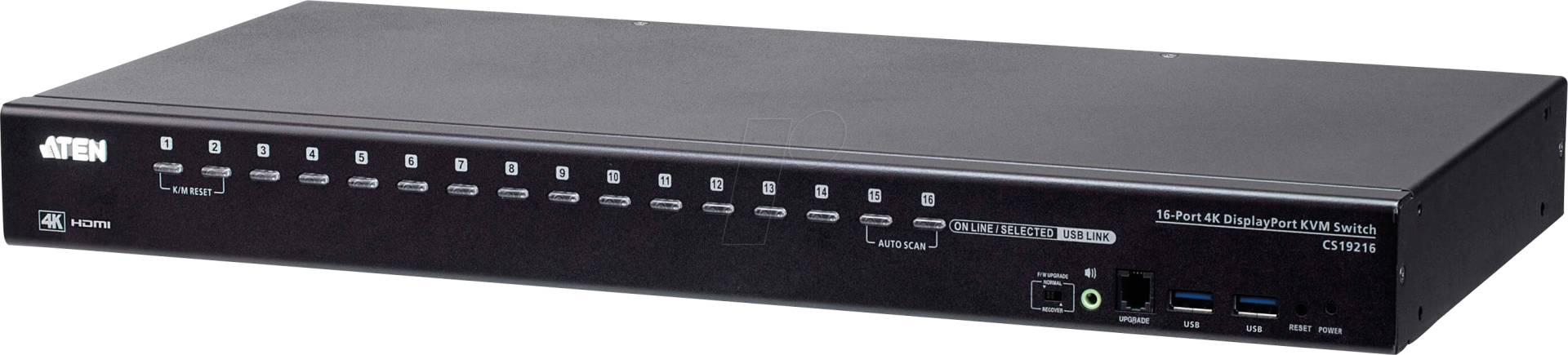 ATEN CS19216 - 16-Port KVM Switch, DisplayPort, Audio von Aten