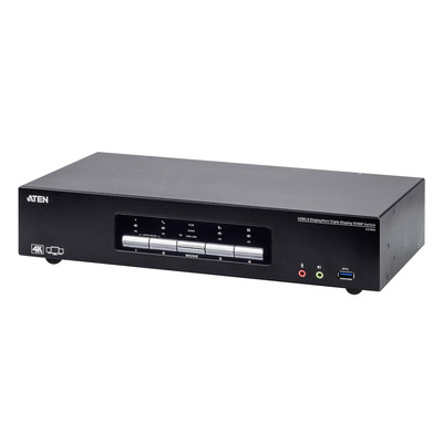 ATEN CS1964 KVMP-Switch 4-fach, DisplayPort für 3 Displays 4K, USB 3.0, Audio ATEN CS1964 KVMP-Switch 4-fach, DisplayPort für 3 Displays 4K, USB 3.0, Audio von Aten