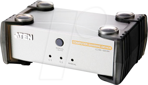 ATEN CS231C - 2-Port Multi-User Switch, VGA, USB von Aten