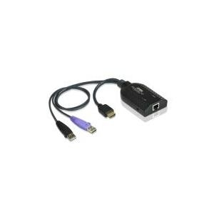 ATEN KA7168 HDMI USB Virtual Media KVM Adapter Cable with Smart Card Reader (CPU Module) - KVM-/Audio-/USB-Extender von Aten