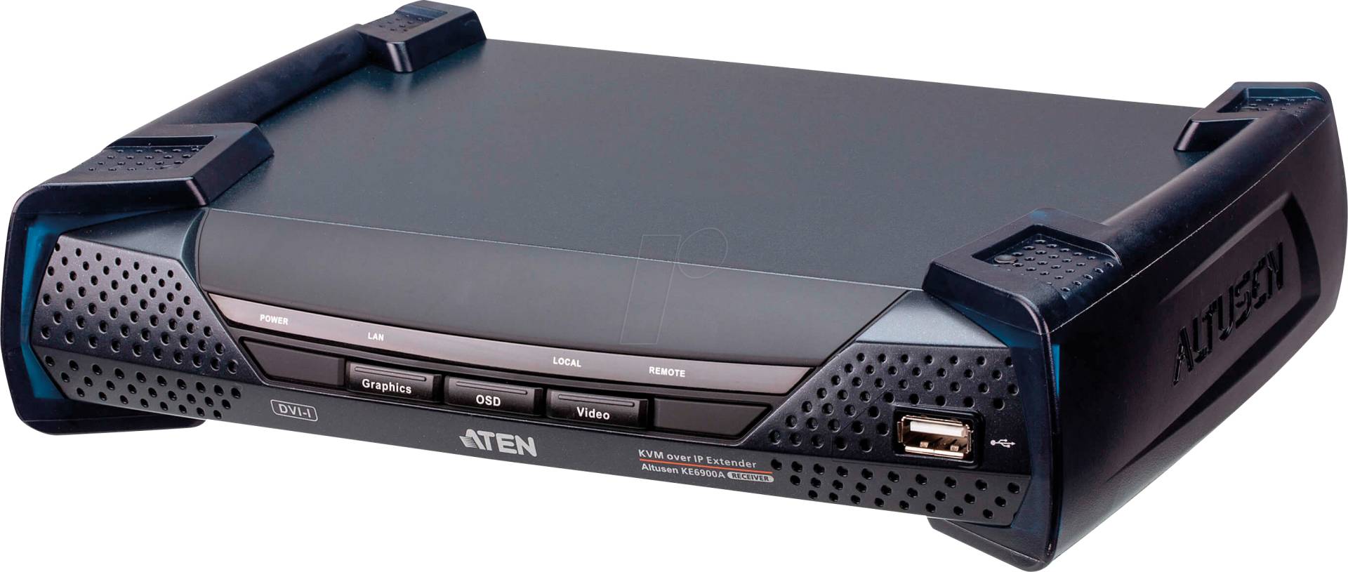 ATEN KE6900AR - KVM Over IP Empfänger, DVI, SFP, USB, Audio von Aten