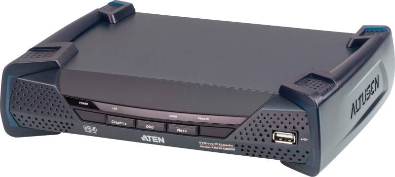ATEN KE6910R - KVM Over IP Empfänger, DVI, SFP, USB, Audio von Aten