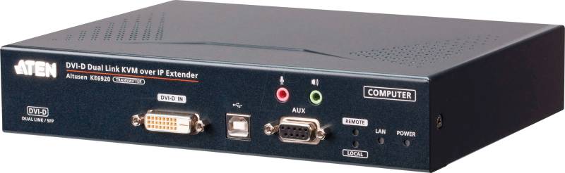 ATEN KE6920T - KVM Over IP Sender, DVI, SFP, USB, Audio von Aten