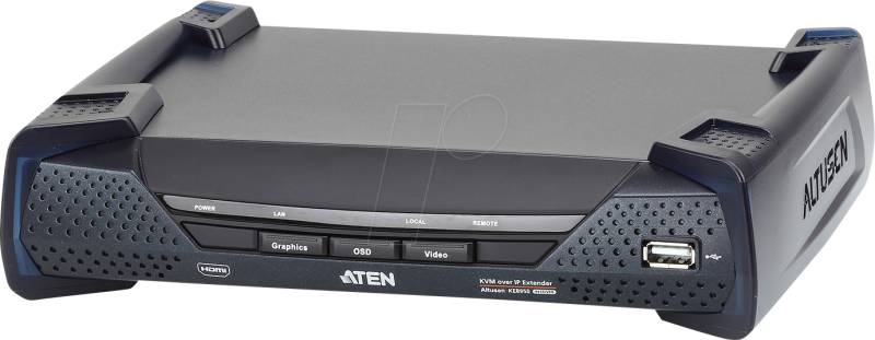 ATEN KE8950R - KVM Over IP Empfänger, HDMI, SFP, USB, Audio von Aten