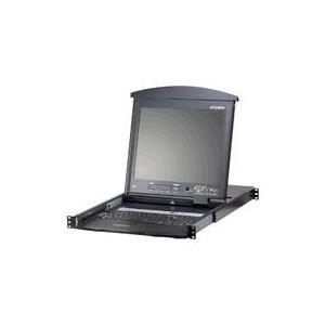 ATEN KL1516AM - KVM-Konsole mit KVM-Switch - 16 Anschlüsse - PS/2 - 43,2 cm (17) - Rack - einbaufähig - 1280 x 1024 - VGA (KL1516AM) von Aten