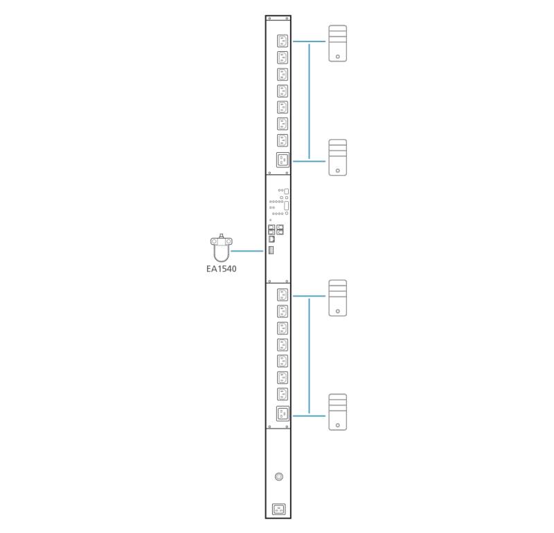 ATEN Kapazitiver Leckagesensor - Gleichstrom - 10 - 30 V - 0,15 A - 20 mA - 85 mm - 110 mm (EA1540) von Aten