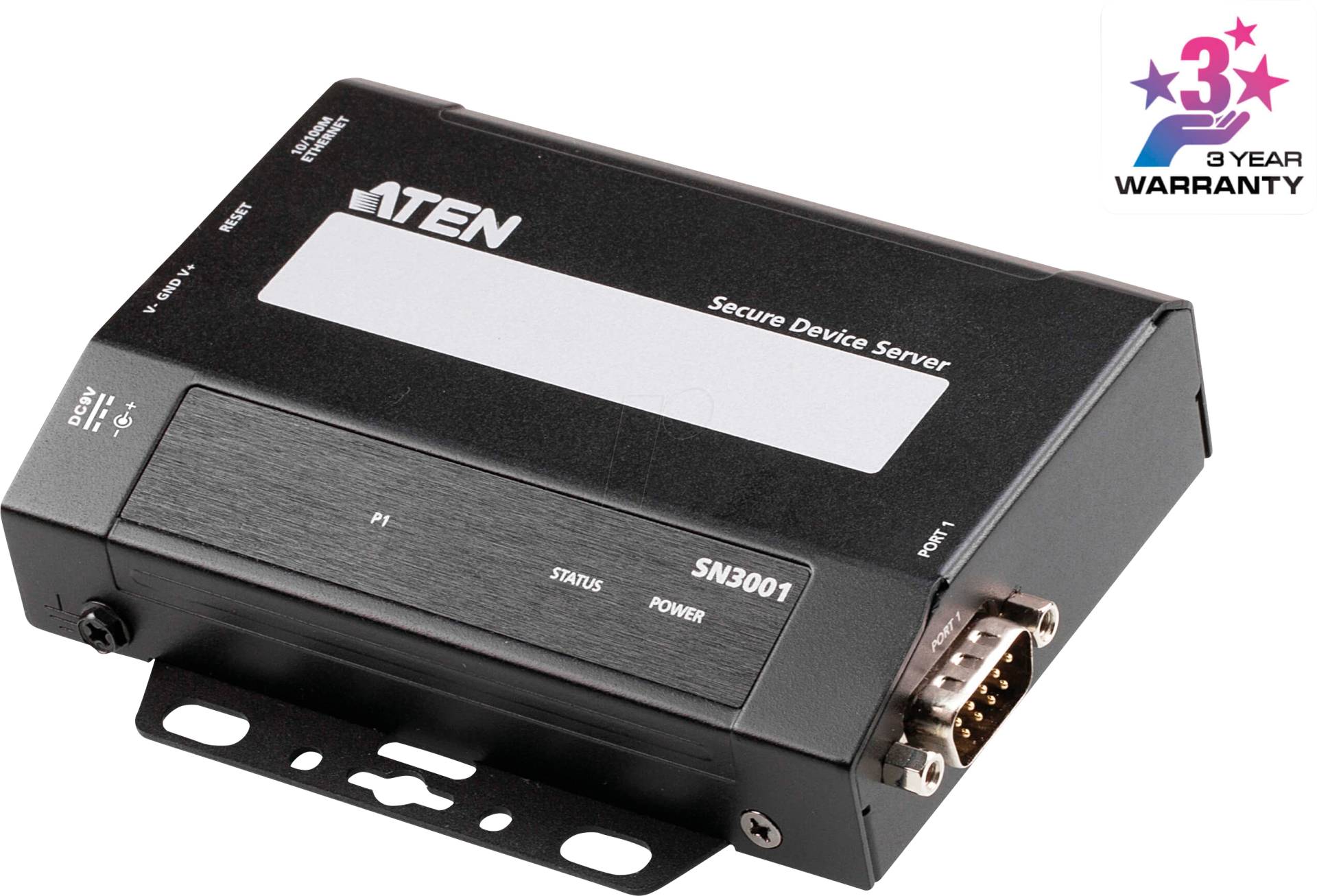 ATEN SN3001 - Geräteserver, 1x RJ45, 1x RS-232 von Aten