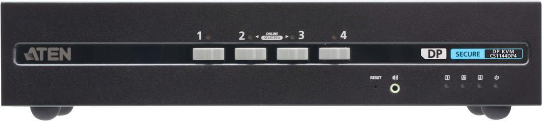 ATEN Sicherer KVM-Switch mit 4 USB-DisplayPort-Dual Display (PSD PP v4.0-konform) (CS1144DP4) von Aten