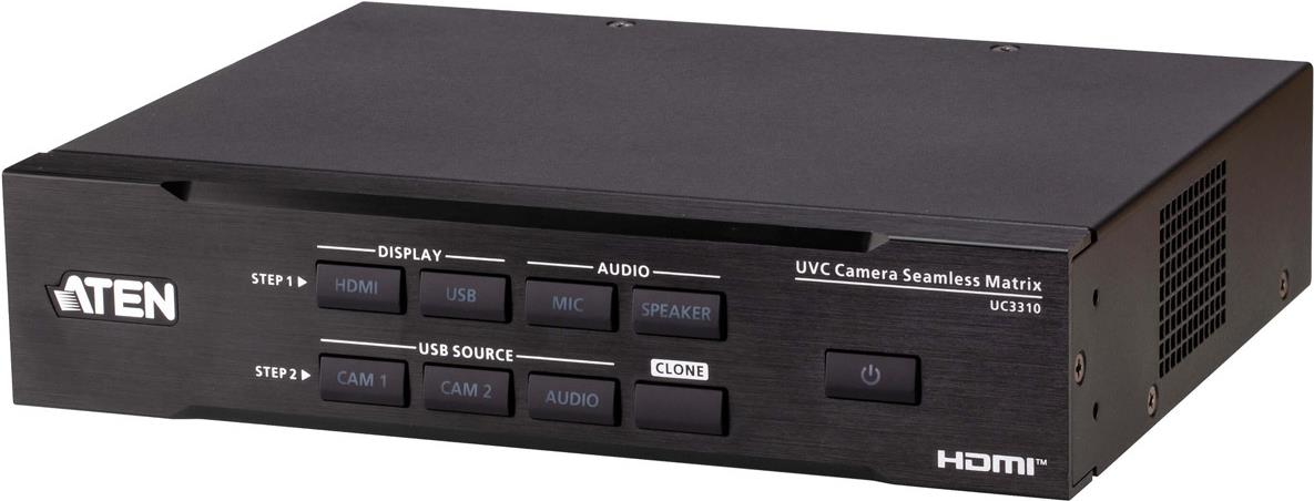 ATEN UC3310 CAMLIVE MX Dual 4K USB-HDMI UVC Camera Seamless Matrix (UC3310) von Aten