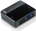 ATEN US234 - USB-Umschalter für die gemeinsame Nutzung von Peripheriegeräten - 2 x SuperSpeed USB3.0 - Desktop (US234-AT) von Aten