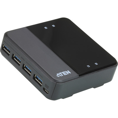 ATEN US3344 USB 3.2 Gen1 Switch, 4-Port Umschalter zur Peripherie Freigabe ATEN US3344 USB 3.2 Gen1 Switch, 4-Port Umschalter zur Peripherie Freigabe von Aten