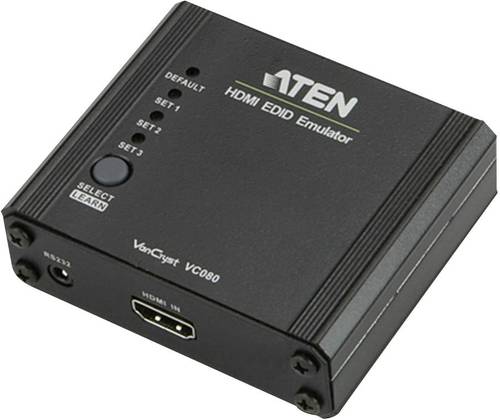 ATEN VC080 HDMI Adapter [1x HDMI-Buchse - 1x HDMI-Buchse] Schwarz von Aten