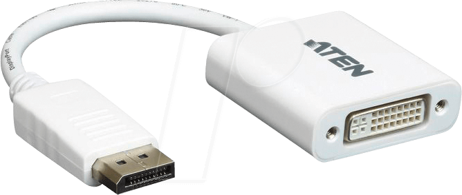 ATEN VC965 - DisplayPort Adapter, DP Stecker auf DVI Buchse von Aten