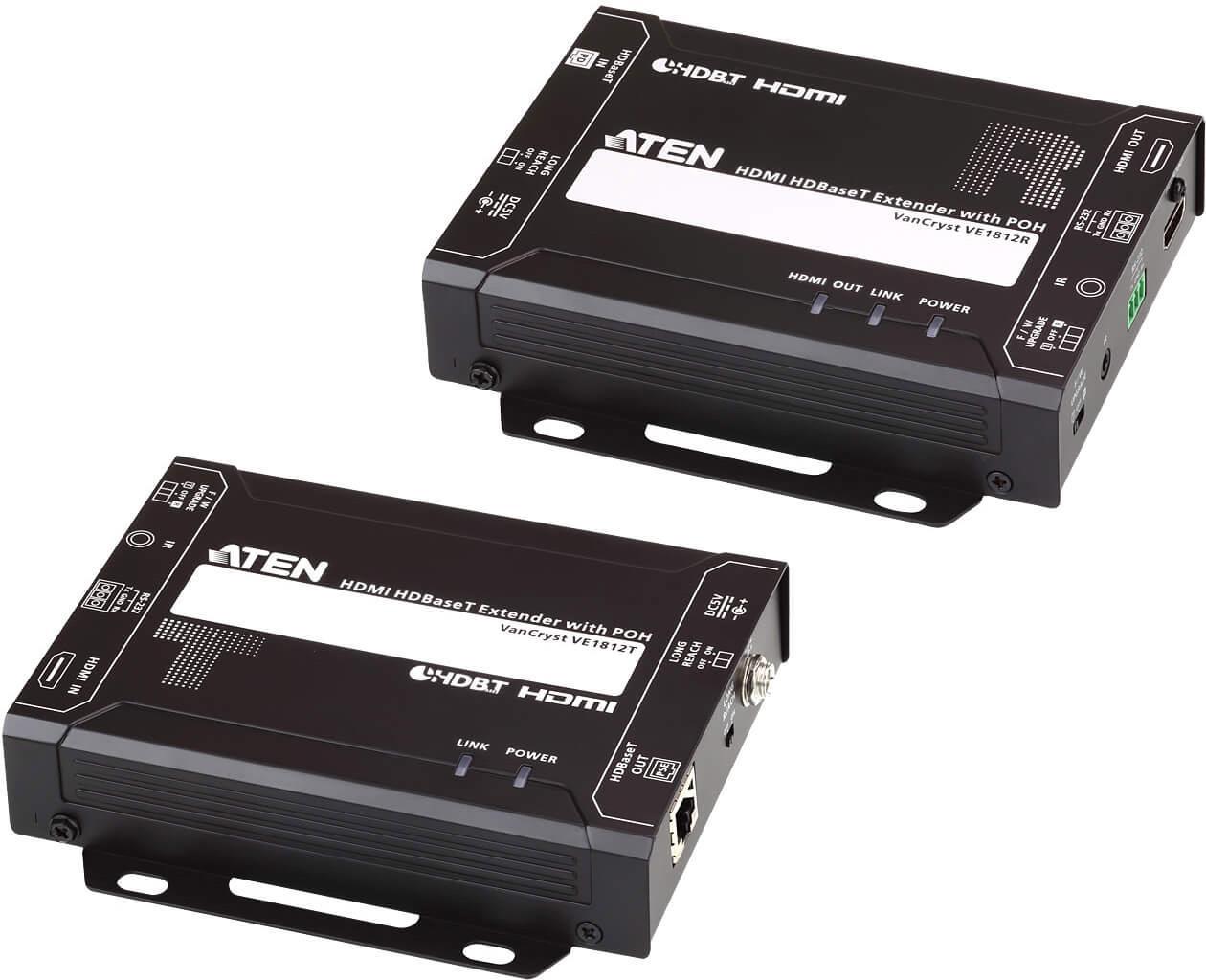 ATEN VE1812 HDMI HDBaseT Extender with POH - Video-/Audio-/Infrarot-Übertrager - HDBaseT - bis zu 150 m ATEN VE1812 HDMI HDBaseT Extender with POH - Video-/Audio-/Infrarot-Übertrager - HDBaseT - bis zu 150 m von Aten