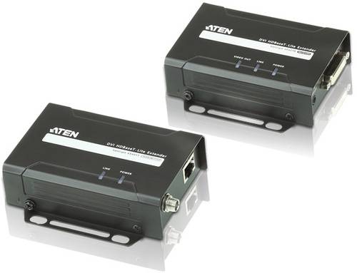 ATEN VE601-AT-G DVI Extender (Verlängerung) über Netzwerkkabel RJ45 70m von Aten