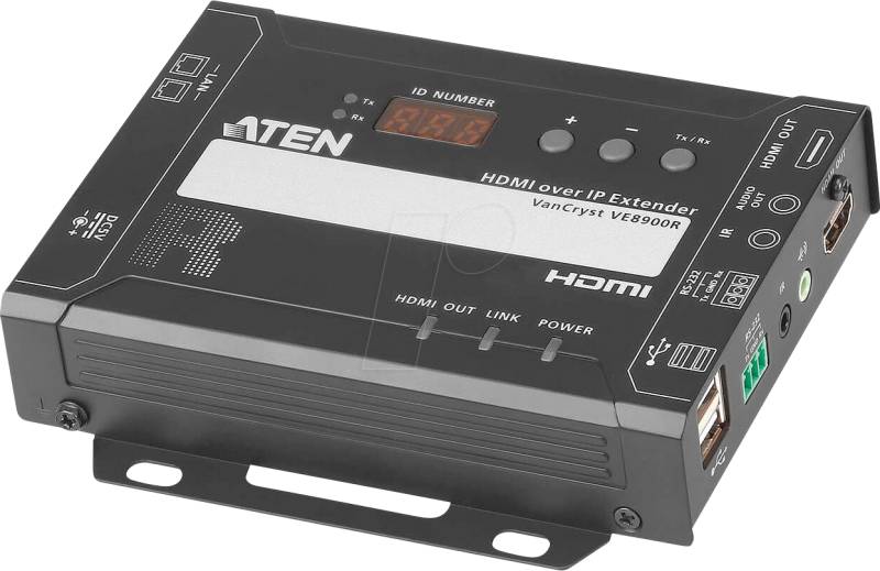 ATEN VE8900R - AV Over IP Empfänger, HDMI, Audio, RS-232, USB von Aten