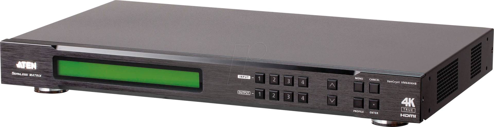 ATEN VM6404HB - 4x4 True 4K HDMI Matrix-Switch von Aten